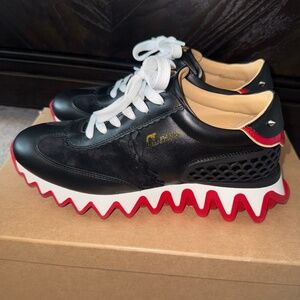 Christian Louboutin Paris Black Sneakers EU 40.5